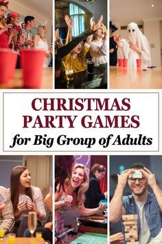 christmas party games for big group of adults