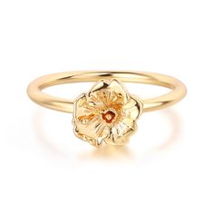 PRICES MAY VARY. August Birth Flower Gold Rings: Poppy exemplifies relaxation and recovery,available in three sizes: US 6# (Diammeter 16.6mm),US 7# (Diammeter 17.3mm) and US 8# (Diammeter 18.2mm), the ring is exquisite in appearance and lightweight so you can easily wear it in your daily life while adding elegance to your look. Stacking Rings for Women: the gold band rings is made of 14K gold plated over high quality brass to ensures a long lasting high glossy, nickel free, lead free, and hypoal August Birth Flower, Floral Minimalist, Finger Jewelry, Stackable Jewelry, Gold Band Ring, Birthday Jewelry Gift, Birth Flower, Birthday Gifts For Girls, Birth Flowers