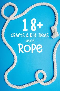 Craft With Rope, Decorative Rope Ideas, Diy With Rope, Rope Ideas Decor, Rope Tapestry, Rope Crafts Diy Wall Hangings, How To Make Rope Baskets, Rope Sewing Ideas