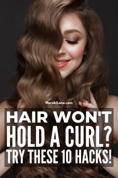 How To Get Your Hair To Stay Curled, Products To Use When Curling Hair, Products To Help Hold Curls, Holding Curls All Day, Keep Curls All Day, Best Hair Curling Products, Best Product To Hold Curls, How To Make Curls Stay In Long Hair, Tips For Curling Long Thick Hair