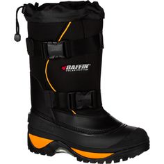 Baffin Wolf Winter Boot - Men's | Backcountry.com Stylish Winter Boots For Men, Black Impact Resistant Winter Boots, Black Impact-resistant Winter Boots, Functional Winter Boots With Reinforced Toe, Durable Functional Winter Boots, Insulated Nylon Black Hiking Boots, Insulated Black Nylon Hiking Boots, Functional Insulated Nylon Boots, Winter Steel Toe Work Boots For Outdoor Activities