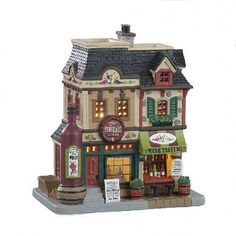 a miniature model of a liquor store