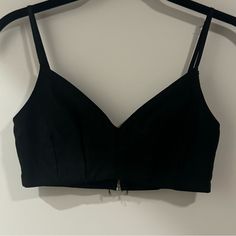 Never Worn Perfect Condition Fits Very Well Fitted Cropped Top For Going Out, Trendy Evening Crop Top With Built-in Bra, Edgy Cropped Evening Crop Top, Edgy Cropped Top For Evening, Chic Party Crop Top With Bra-friendly Design, Edgy Evening Crop Top, Chic Evening Crop Top Comfortable Fit, Edgy Crop Top For Date Night, Edgy Crop Top With Built-in Bra For Night Out