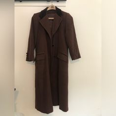 Vintage Cashmere Trench, Chocolate Brown, Euc Chocolate Brown, Saks Fifth Avenue, Trench Coat, Cashmere, Jackets & Coats, Jackets For Women, Women Shopping, Color