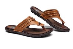 Mens Leather Sandals, Male Hands, Beach Slippers, Leather Flip Flops, Unique Shoes, Fashion Sandals, Blue Sandals, Chic Clothes, Brown Sandals