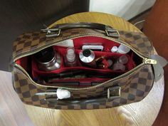 Purse Organizer Insert for Louis Vuitton Speedy 30 Damier Ebene. Emma 28 by CloverSac $22.00