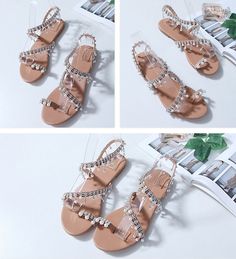 Pearls – Ultra Seller Shade Of Brown, Stylish Sandals, Global Brands, Valentino Studs, Women's Sandals, Womens Sandals, Heel Height, Im Not Perfect, Sparkle