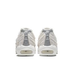 Nike Comme des Garcons x Air Max 95 White CU8406-100 Classic Nike Sneakers With Vented Sides, White Air Max Cushioned Sneakers Medium Fit, White Air Max Sneakers With Medium Fit, White Classic Sneakers With Air Max Cushioning, Classic White Air Max Sneakers, Classic White Sneakers With Air Cushioning, White High-top Nike Air Max With Cushioned Footbed, White Nike Air Max With Cushioned Footbed, Air Max 95 White