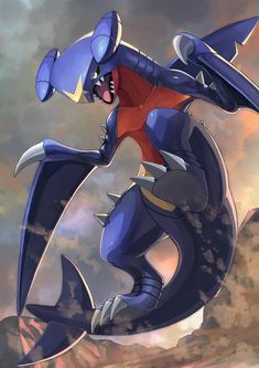 Pokemon Wallpaper for Phone (Garchomp) Cartoon Character, Twitter