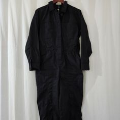 New With Tags. Multiple Sizes. Black Long Sleeve Cotton Jumpsuits And Rompers, Black Utility Overalls For Workwear, Black Utility Jumpsuit For Workwear, Fitted Black Jumpsuits And Rompers With Pockets, Black Fitted Utility Overalls, Fitted Black Utility Overalls, Fitted Black Cotton Jumpsuits And Rompers, Fitted Black Cotton Jumpsuit, Black Long Sleeve Jumpsuit