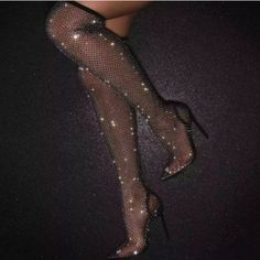 Brand New With Box Thigh Socks, Silver Glitter Heels, Sparkle Heels, Socks And Heels, Over The Knee Socks, Stiletto Boots, Knee Boot, Slip On Boots, How To Stretch Boots