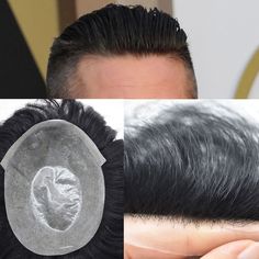 #toupees #menstoupee #hairsystemsformen #hairreplacements #hairlosssolutions #menshairpiece #menswig #thinskintoupee #ultrathinskintoupee #naturalhairproducts 0.08mm thin skin base. Another very realistic skin hair system, but more durable than ultra thin skin base. Knotless V-looped hair all over to enhance your look and enable you to style your hair as you wish. eBay link: https://www.ebay.com/itm/255190803694 Hair Base, Mens Toupee, Indian Human Hair, Mens Wigs, Hair System, Base Design, Styling Products, Wigs Hair Extensions, Gray Hair