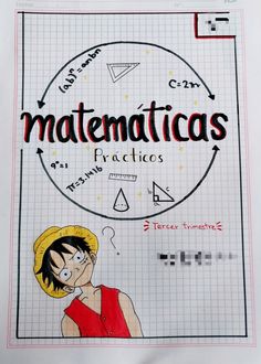 a drawing of a man with the words matenticas on it