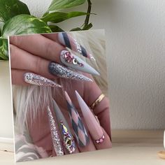 Professionally printed on firm, textured mat boards perfect for desks and shelves. Supplied with 3M velcro dots to easily affix to walls. Available in standard sizes. Beautiful nails arts. Long Pointy Nails, Nails Arts, Pointy Nails, Fake Nail, Beautiful Nail Art, Velcro Dots, Nails Art, False Nails, Art Board