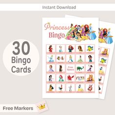 the disney princess printable game is on sale for $ 30