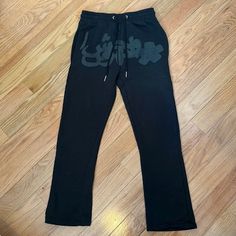 Black Sweatpants From Street-Brand Highest Tendencies Size Small (Waist 32) Never Worn Black On Black (“Sold Listing” Was Never Sold That Was An Error I Was Offline For Months Never Sold Or Shipped The Sweatpants) Black Sweatpants With Pockets And Straight Hem, Fitted Black Casual Sweatpants, Athleisure Streetwear Pants With Straight Hem, Athleisure Pants With Straight Hem For Streetwear, Athleisure Straight Hem Pants For Streetwear, Fall Streetwear Pants With Straight Hem, Black Athleisure Pants With Straight Hem, Straight Hem Pants For Fall Streetwear, Black Pants With Straight Hem For Fall