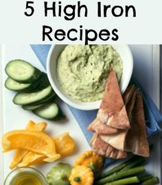 the 5 high iron recipes are great for lunch or dinner, and it's easy to make