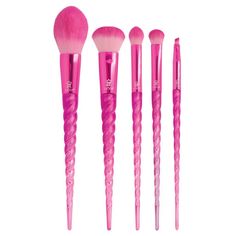 Rosy Blush, Unicorn Makeup Brushes, Makeup Tools Products, Crease Makeup, Unicorn Makeup, Makeup Brush Kit, Makeup Stuff, Shop Makeup, Eyeliner Brush