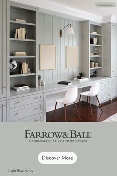 the farrow & ball website is displayed in white and grey tones with gold accents