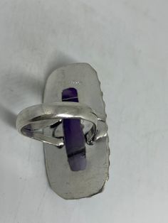 Large genuine amethyst Vintage ring Low content silver not sterling. Size 8 Can be resized by my jeweler for $15-$20 All rings are shipped free in the US in a nice gift box. Check out our over a THOUSAND great reviews Engraving is $4 per letter and is not always perfect depending on the piece. It can take a few days if the jeweler is busy. This is payable to Paypal Judithsltd@gmail.com Amethyst Cocktail Ring, Boho Purple, Vintage Cocktail Ring, Amethyst Gem, Purple Band, Vintage Cocktail, Vintage Ring, Ring Vintage, Amethyst Ring