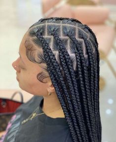 Braids Dreads, Big Box Braids, Big Box Braids Hairstyles, Feed In Braids Hairstyles, Box Braids Hairstyles For Black Women, Cute Braided Hairstyles, Braids Hairstyles Pictures, Braided Cornrow Hairstyles, Cute Box Braids Hairstyles