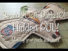 sewing cloth pads 101 hidden pull making your pads leakproof