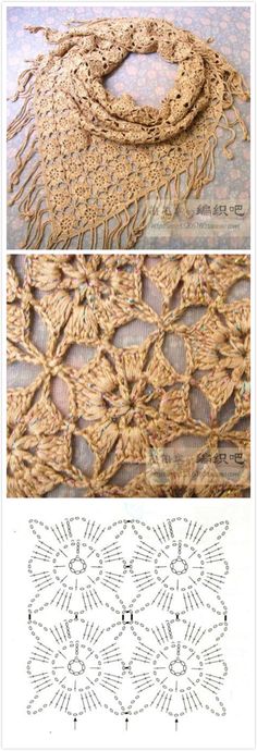 crochet patterns for scarves and shawls