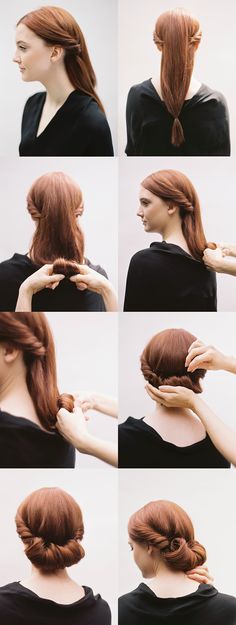 DIY Rolled Chignon Hair Tutorial - #diyhairstyle #diyhalfuphalfdown #diyupdo Sanggul Modern, 1940s Hairstyles, Wedding Hairstyles Tutorial, Chignon Hair, Side Hairstyles, Best Wedding Hairstyles, Peinados Fáciles Para Cabello Corto, Wedding Hairstyles For Long Hair, Vintage Hair