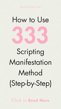 Ready to manifest your desires with the power of 333? ✨ The 333 scripting manifestation method is a simple yet powerful way to bring your dreams to life. 💖 By writing down your intentions with focus and clarity, you can align your energy with your desires. 🌱 Learn how to use the 333 method and watch the universe work its magic! 💫 #333Manifestation #ScriptingManifestation #ManifestYourDreams #LawOfAttraction #ManifestationTechniques