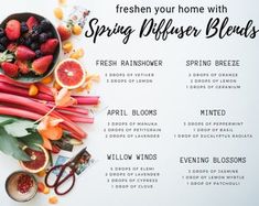 Spring Diffuser Blends, Summer Diffuser Blends, Candle Scents Recipes, Eo Blends, Doterra Diffuser Blends, Essential Oil Diffuser Blends Recipes, Candle Scents, Essential Oil Diffuser Recipes