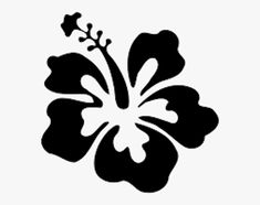 a black and white flower on a white background