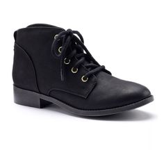 Nib Candie’s Women’s Black Lace-Up Ankle Boots Size 6.5 Womens Black Ankle Boots, Suede High Heel Boots, Blue Suede Boots, High Heel Dress Shoes, Chunky Heel Booties, Tan Ankle Boots, Candies Shoes, Womens Combat Boots, Leather Lace Up Boots