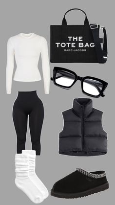 Cute Outfit With New Balance, Ugg Black Slippers Outfit, Cute Cold Weather Outfits Black Women, Affordable Outfit Ideas, Warm Cozy Outfits Winter, Cute Outfits To Wear On Your Period, Cute Outfits For Highschool Freshman, White Fits Aesthetic, White And Black Outfits For Women