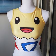 Pokemon Togepi Crop Top. Yellow And White. New W/Out Tags. No Size Is Listed, But Fits Like A S/Xs. Provides Lots Of Stretch! Face Is On Both Front And Back Of The Top. Length: 15" Chest (Flat): 14.5" Item Is From A Smoke Free Home. Please Don't Hesitate To Ask Questions Or Make An Offer! :) Cropped Top, Yellow White, Pokemon, Crop Top, Womens Tops, Crop Tops, Tags, Yellow, Women Shopping