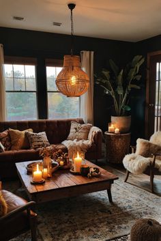 Fall Furniture , Autumn Cozy Fall ,Decor Easy Fall ,
Decor Neutral Fall ,Decor Fall ,Decor Inspiration ,Fall Decor Ideas Fall Decor Boho Modern, Moody Cozy Aesthetic, Dark Toned Living Room, Moody Fall Aesthetic Decor, Apartment Decorating Dark Wood, Dark Boho Dining Room, Rust And Black Living Room, Dark Brown Furniture Living Room Decor, Moody Cottage Living Room