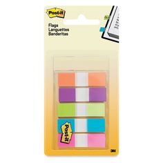 post - it notes in assorted colors are on the package and ready to be used