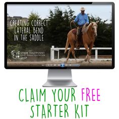 a computer screen with the words, claim your free starter kit for creating correct and detailed content