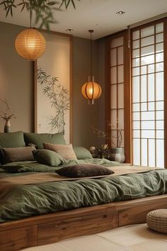 Japandi Bedroom, Japanese Bedroom, Zen Interiors, Earthy Bedroom, Zen Bedroom, Zen Room, Relaxing Bedroom, Bedroom Refresh, Minimalist Bedroom