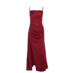 Features: This elegant, satin maxi dress is designed for women who want to look stunning. The split design, spaghetti straps, and sleeveless style adds a touch of sexiness. The bodycon fit and backless cut will make you feel confident at any evening event. Look and feel your best in this stunning long dress. Summer Bridesmaid Dresses, Cami Maxi Dress, Bridesmaid Dress Styles, Fishtail Dress, Split Dress, Dress Satin, Satin Maxi, Satin Maxi Dress, American People