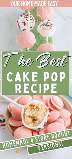 the best cake pop recipe for homemade and store bought versions