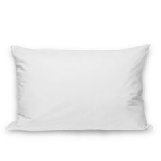 a white pillow on a white background