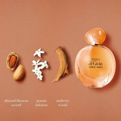 Terra di Gioia Eau de Parfum - Armani Beauty Pamper Routine, Armani Parfum, Beauty 2023, Almond Blossoms, Fragrance Lab, Inspiration Tattoos, Fragrances Perfume Woman, Perfume Collection Fragrance, Feminine Fragrance