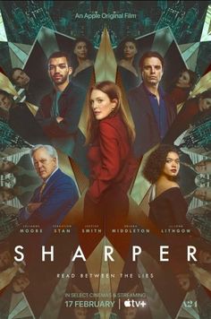 the movie poster for sharper