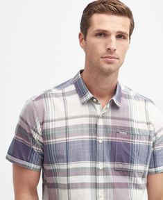 Swinton Regular Shirt A classic spade pocket to the upper chest give the Barbour Swinton Short-Sleeved Shirt its modern, youthful feel. Woven from cotton twill, in our colourful madras check gives this classic shirt a summer-ready appeal. Cotton Flannel Shirt With Pockets And Short Sleeves, Plaid Cotton Short Sleeve Shirt With Relaxed Fit, Short Sleeve Cotton Flannel Shirt With Pockets, Classic Short Sleeve Cotton Flannel Shirt, Cotton Short Sleeve Flannel Shirt With Pockets, Classic Cotton Short Sleeve Flannel Shirt, Classic Cotton Short Sleeve Plaid Shirt, Classic Plaid Cotton Short Sleeve Shirt, Plaid Relaxed Fit Short Sleeve Cotton Shirt