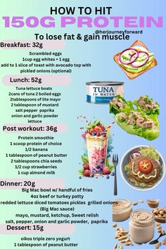 The easiest way to hit your protein goals is having atleadt 30g of protein in each serving. Having a protein  powder that is clean full of ingredients  that doesn’t cause bloating is a plus. Reaching your fitness/ weightloss goals is not easy without the proper diet the gym is no use. Healthy meals like this keep you full and satisfied. I do suggest intermittent fasting start eating at 12pm and nothing after 8pm.   #healthyliving #mealprepideas #mealplan #proteinpacked #fitness #diet #dietplanforbeginners #howtoloseweightfast #protein #intermittentfastingforbeginners #health #fit #fitnessmotivation #healthydinnerrecipes Bulk Protein Prep, 300 Grams Of Protein, High Protein Intermittent Fasting, Eat More Protein How To, 110g Protein Meal Plan, High Protein Meal Prep Bodybuilding, High Protein Diet On A Budget, Ways To Get More Protein In Diet, 125g Protein Meal Plan