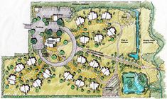 an aerial view of the site plan for a community housing project in west seattle, which is currently under construction