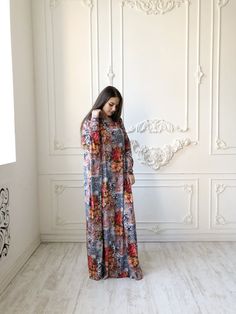 Floral print maxi dress, long sleeve plus size dress, Muslim clothing, prayer dress nanaz, islam gift, full hijab, Muslimah fashion, boho Eid Floral Print Long Sleeve Abaya, Modest Long Sleeve Floral Print Maxi Dress, Modest Long Sleeve Floral Maxi Dress, Modest Flowy Maxi Length Abaya, Modest Long Sleeve Flowy Maxi Dress, Flowy Long Sleeve Modest Maxi Dress, Floral Print Long Sleeve Kaftan For Eid, Long Sleeve Floral Print Kaftan For Eid, Patterned Long Sleeve Printed Maxi Dress