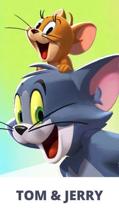 an image of tom and jerry with the caption that reads, tom & jerry