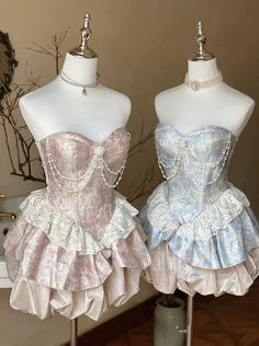 ❤Sweet Jacquard Girly Dress❤︎
⚠Please allow 1 week for this item to be shipped. Mini Tube Dress, 파티 드레스, Marine Uniform, Dresses Cute, Girly Dresses, Mode Inspo, Lolita Dress, Marie Antoinette, Stage Outfits