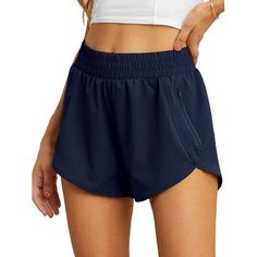 WOMEN'S QUICK DRY RUNNING SHORTS WITH LINER Fabric - - This workout shorts with comfy, breathable and Quick-Drying fabric. Double Layer - - Built-in briefs for privacy protection allowing you to exercise more safely and freely. Zipper Pocket - - Help you safely store phone, card, key properly, free your hands during exercising. HIgh Waisted - - Provide tummy control and offering stay-put coverage as you move. Max out that stride - - These run shorts with a little extra room in the thigh opening Bottom Workout, Running Shorts Women, Gym Shorts, Running Shorts, Womens Activewear, Running Women, High Waisted Shorts, Workout Shorts, Active Wear For Women